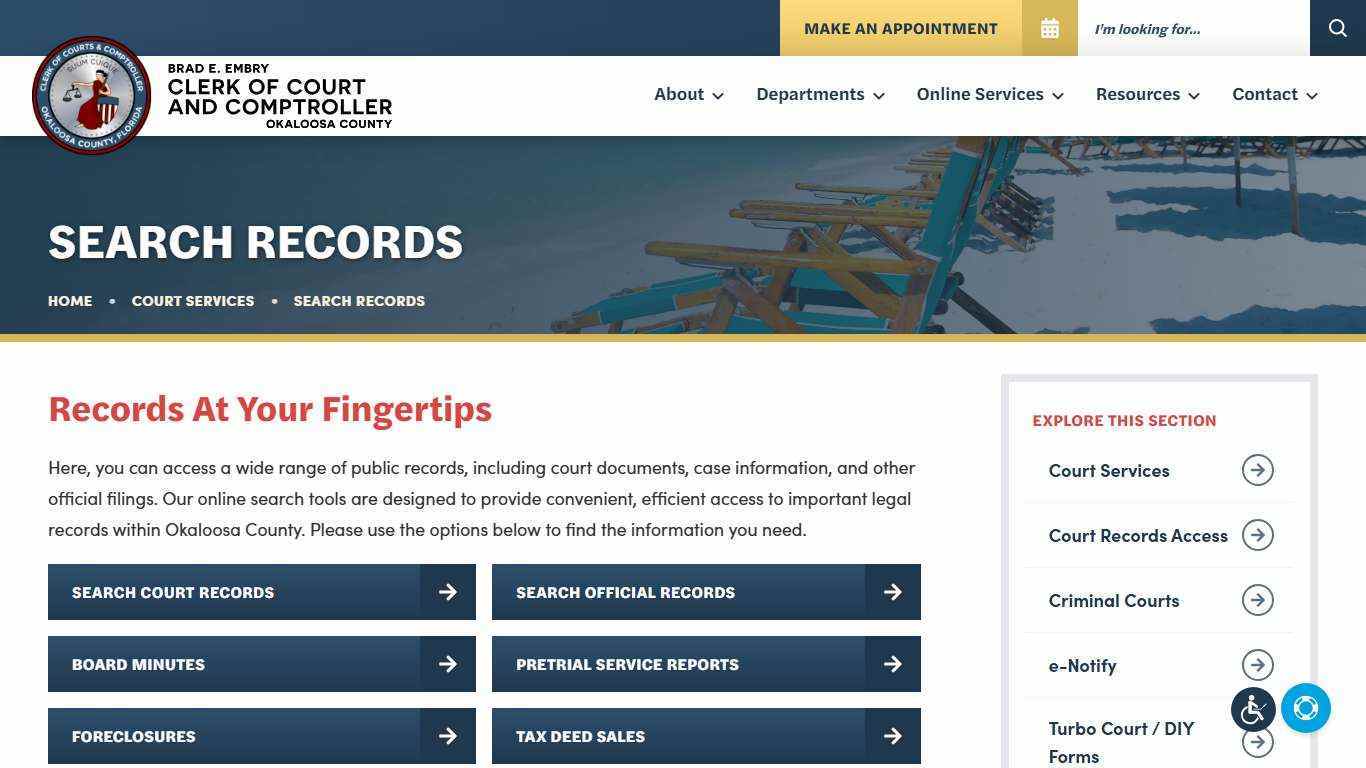 Search Records | Okaloosa County Clerk of Court and Comptroller