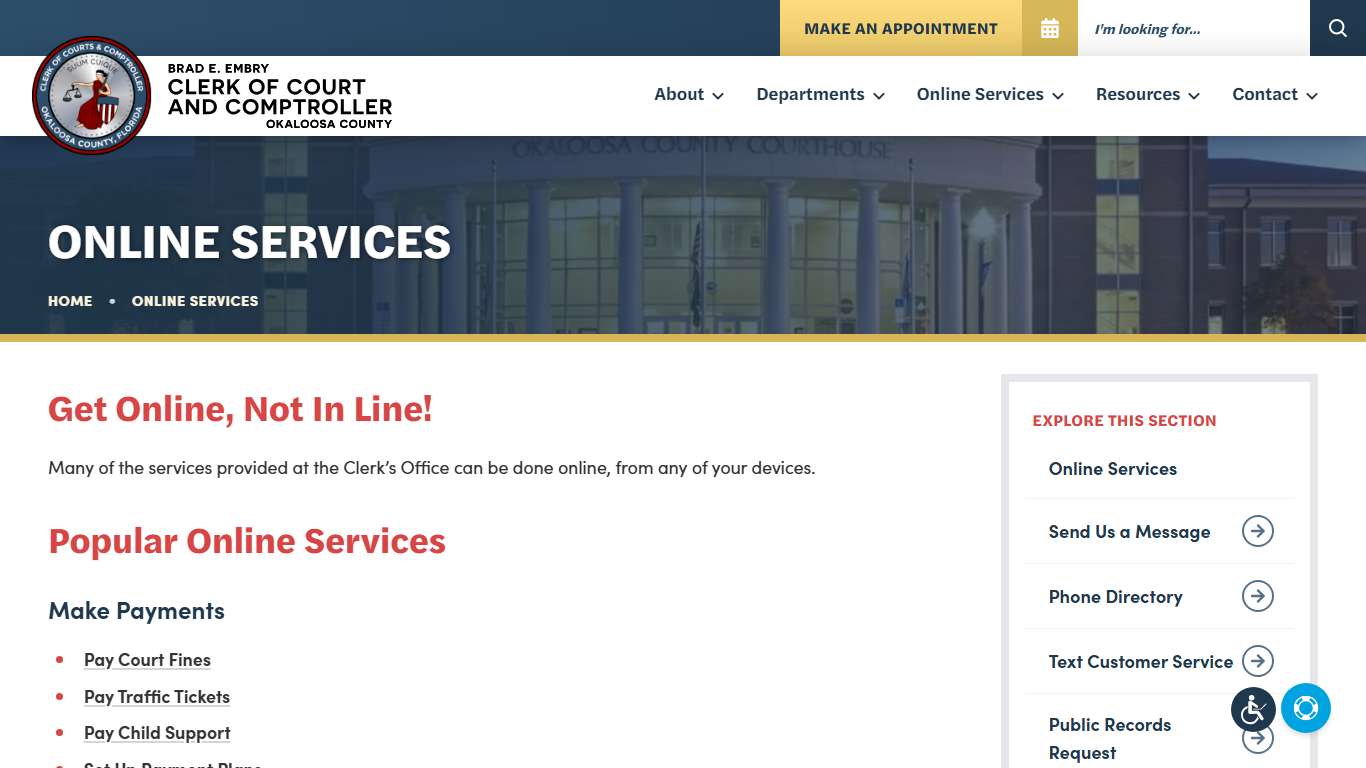 Online Services | Okaloosa County Clerk of Court and Comptroller